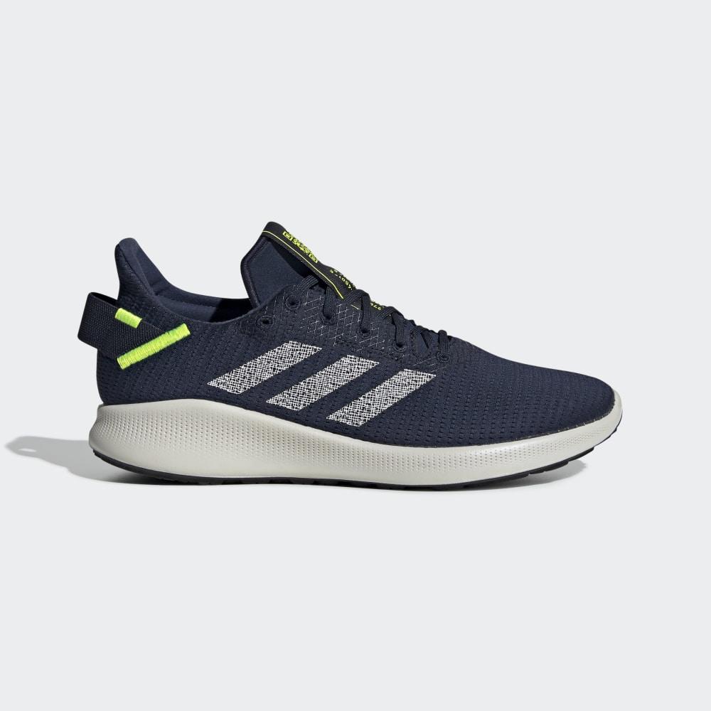 Adidas Men's Sensebounce+ Street Running Shoes Navy/White/Yellow Ireland G27275